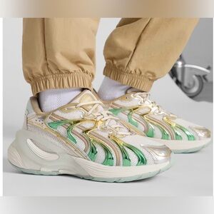 WOMEN'S PUMA INVERSE SHIMMER SHOES WARM WHITE GOLD SNEAKERS SZ6.5